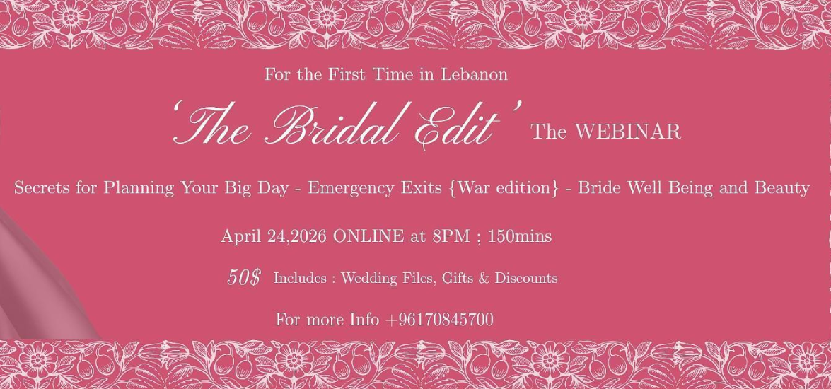 The Bride Edit - The Webinar