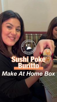 Sushi Poke Burrito, Make at Home Box
